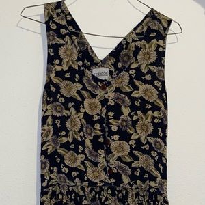 Floral Button Up Dress